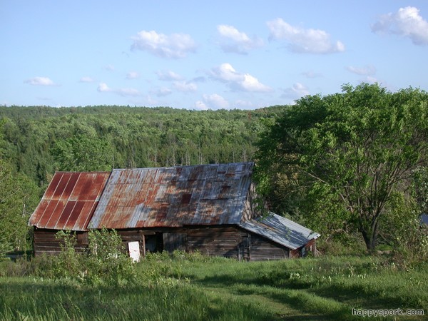 A Morning Glory barn